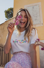 T-shirt Too Old For School - Blanc - 2