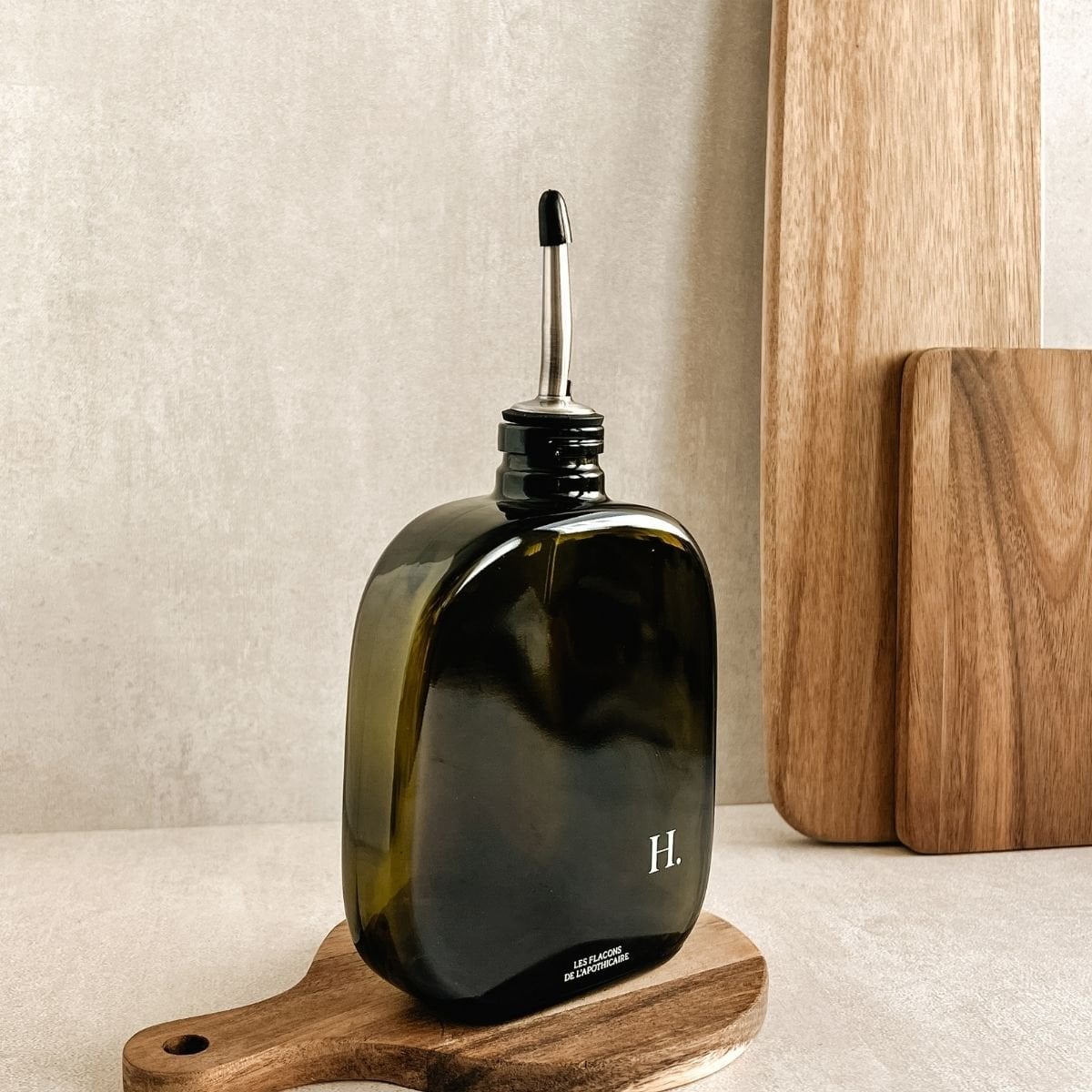 Bouteille en verre d'huile & vinaigre - 1