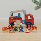 Camion de pompier en bois - 2