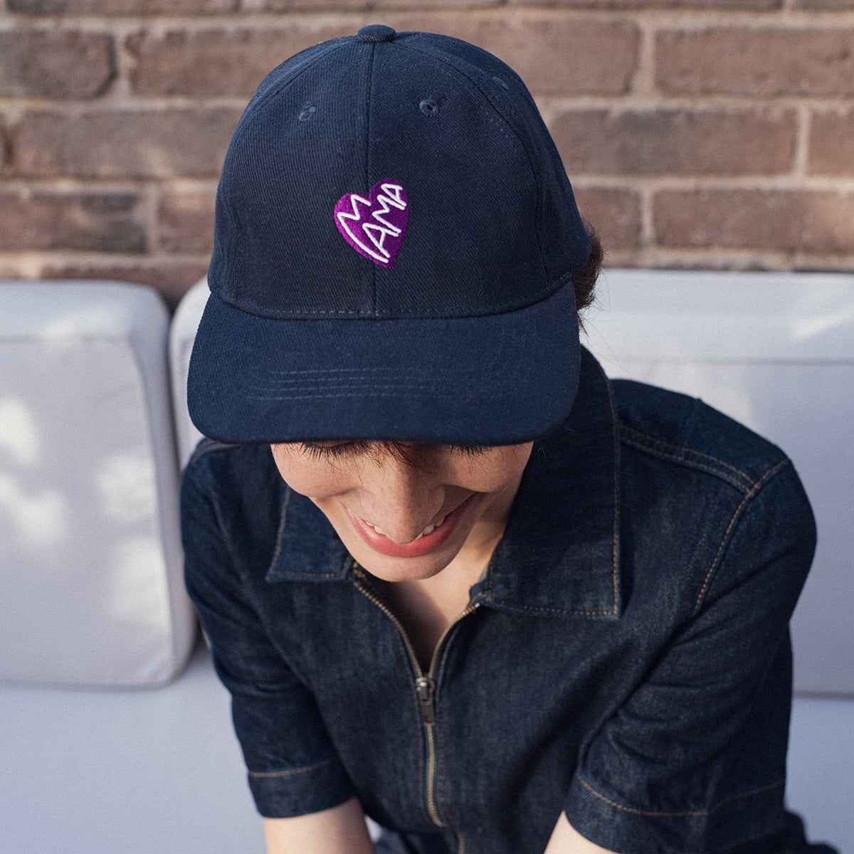 Casquette cœur mama - 1