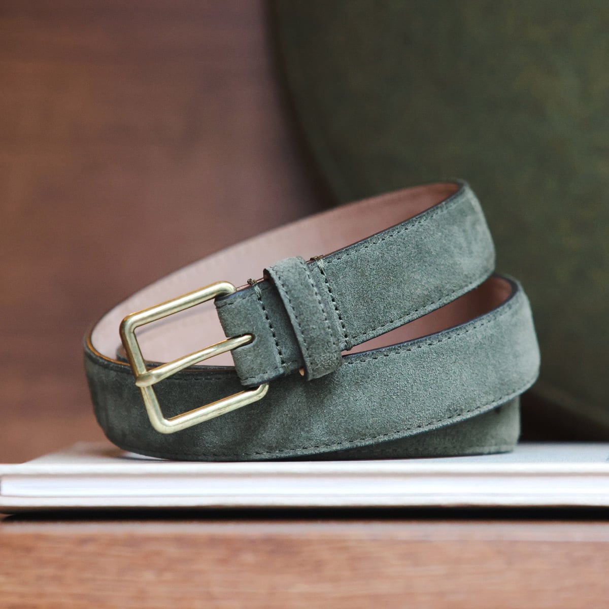 Ceinture en cuir suédé - 2