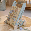 Chariot de marche en bois - 1
