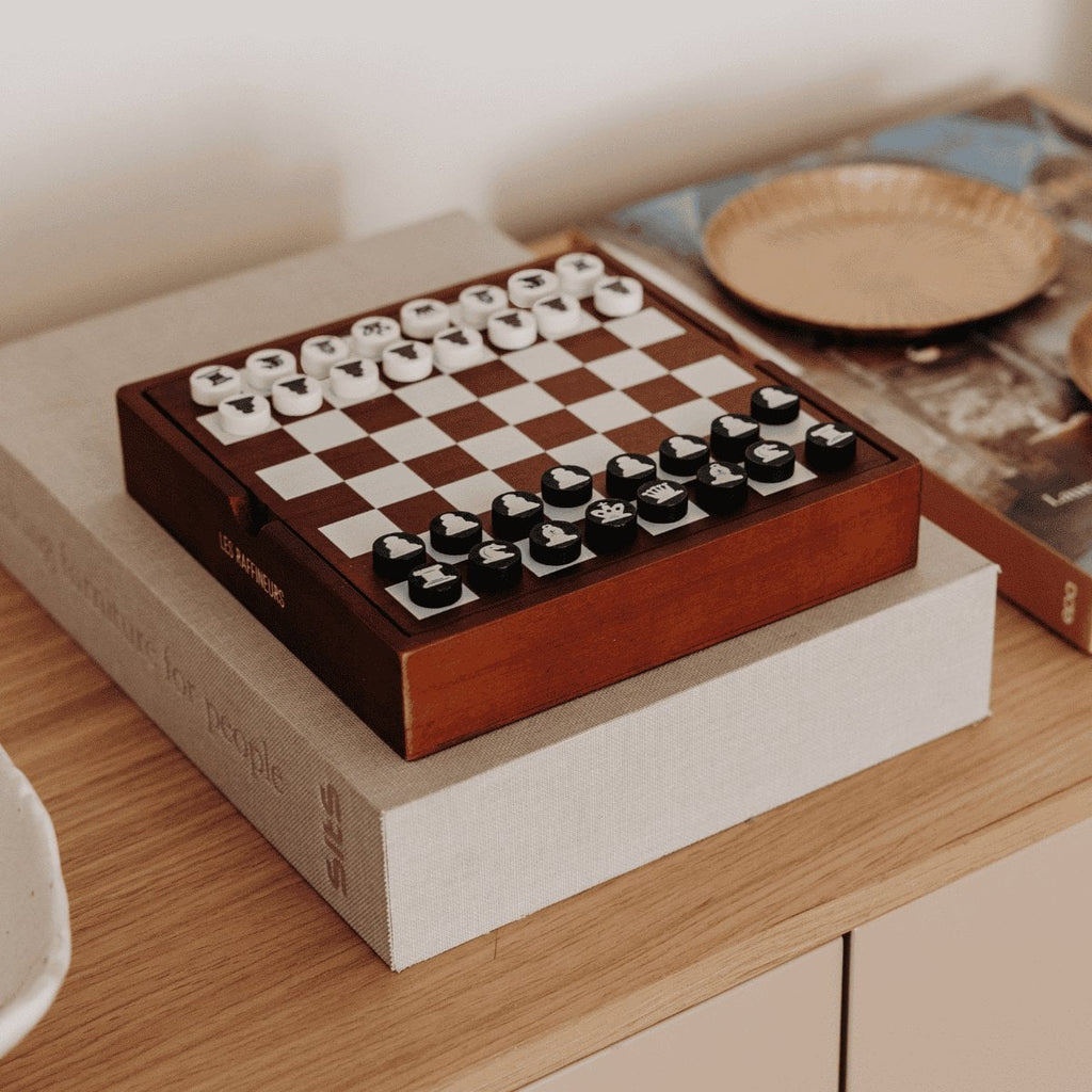 Coffret multi jeux en bois - 2