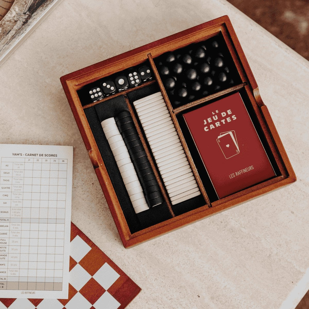 Coffret multi jeux en bois - 1