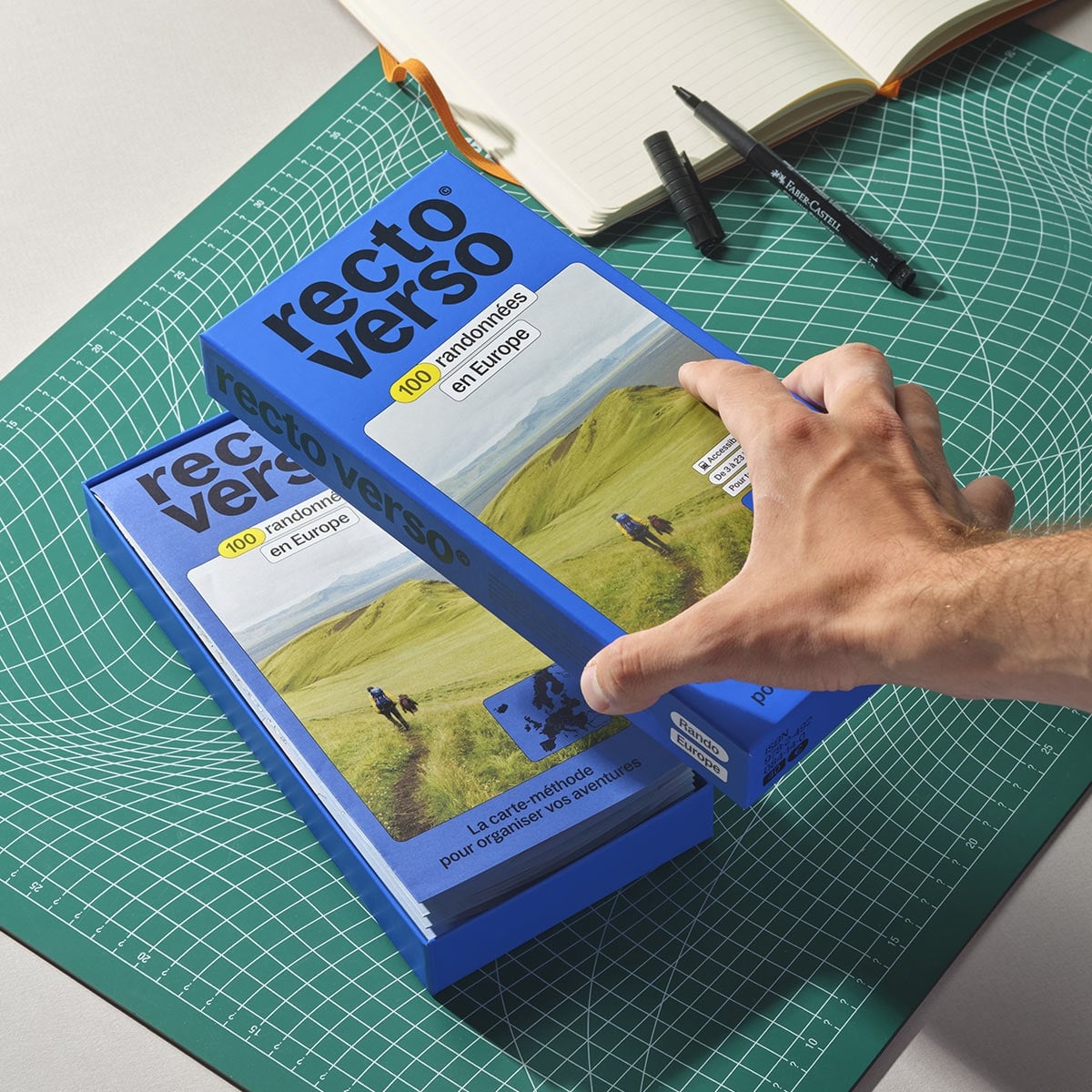 Coffret Recto Verso - 100 randonnées en Europe - 1
