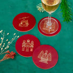 Dessous de verre de Noël en cuir - Illustrations - 2