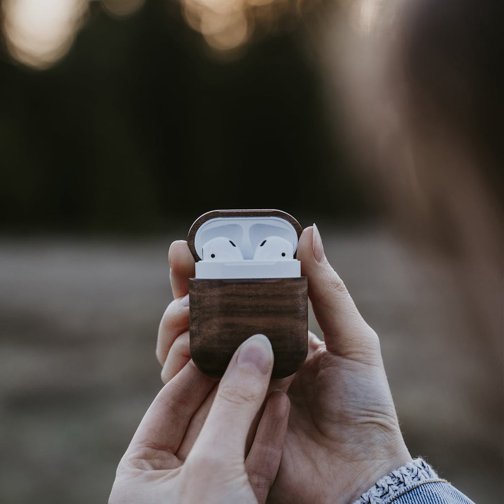 Étui pour AirPods en noyer - 2