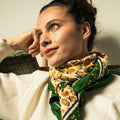 Foulard duo Léopard - Vert - 1