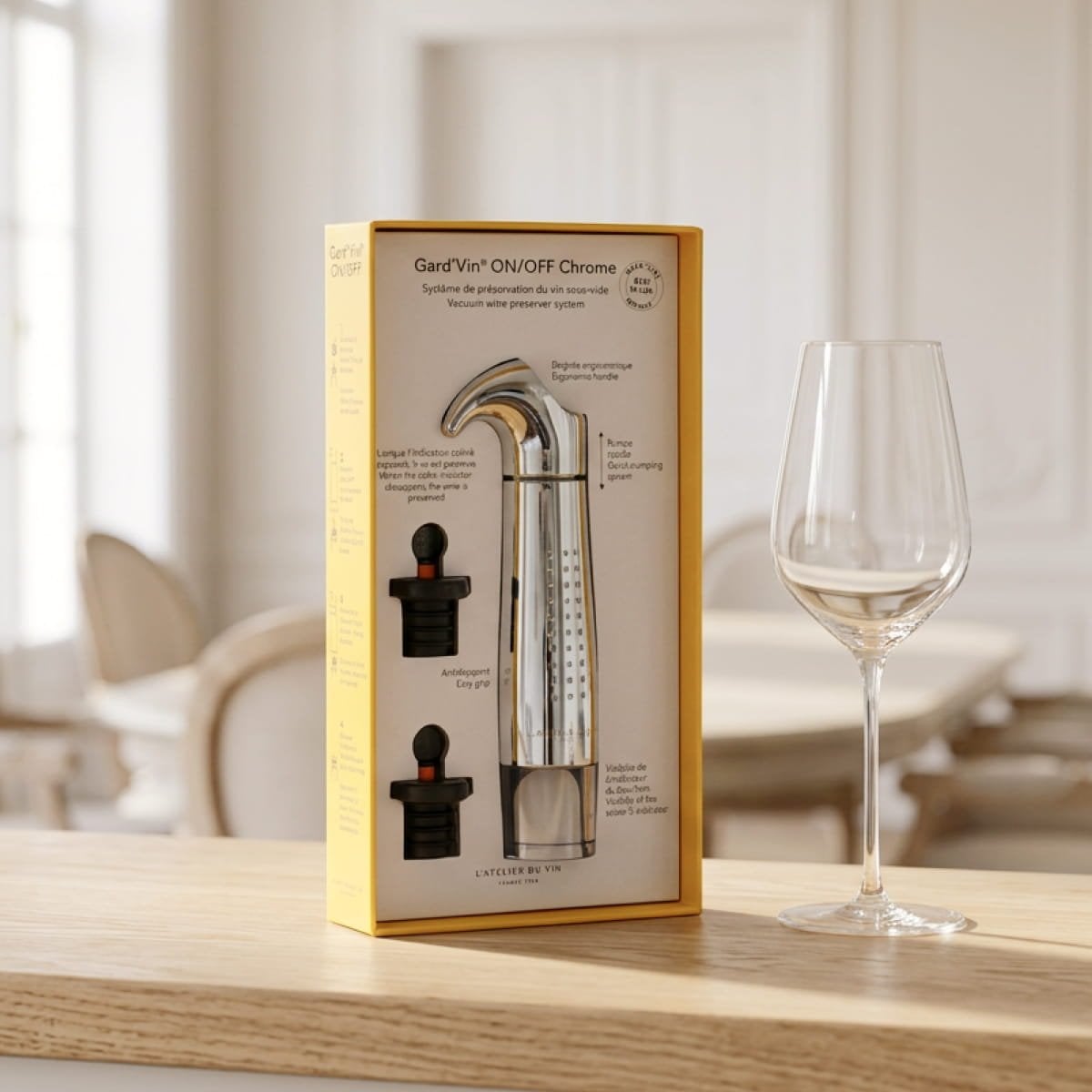 Gard’Vin – Pompe à vide pour préserver le vin - 2