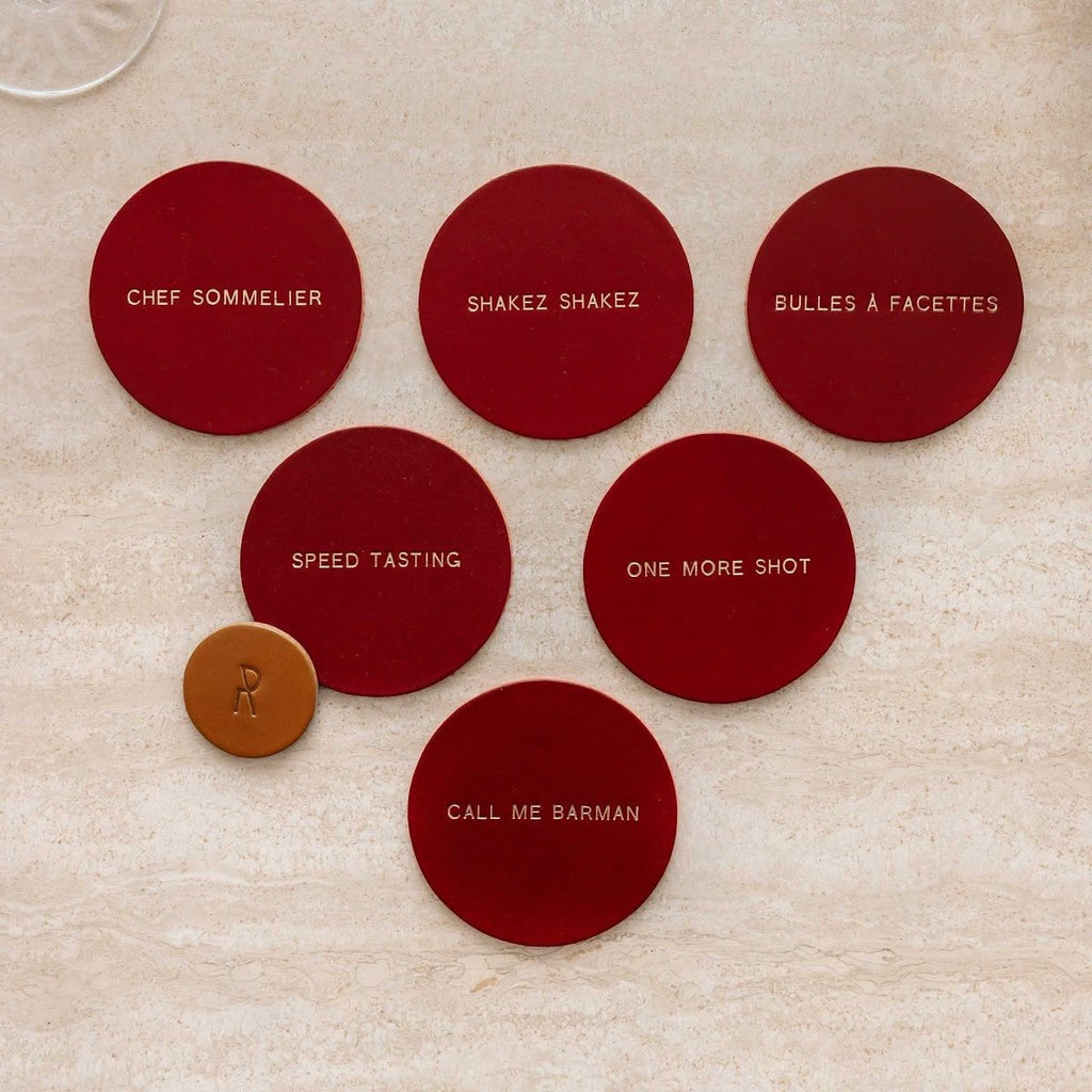 Jeu Beer Pong en cuir - 1