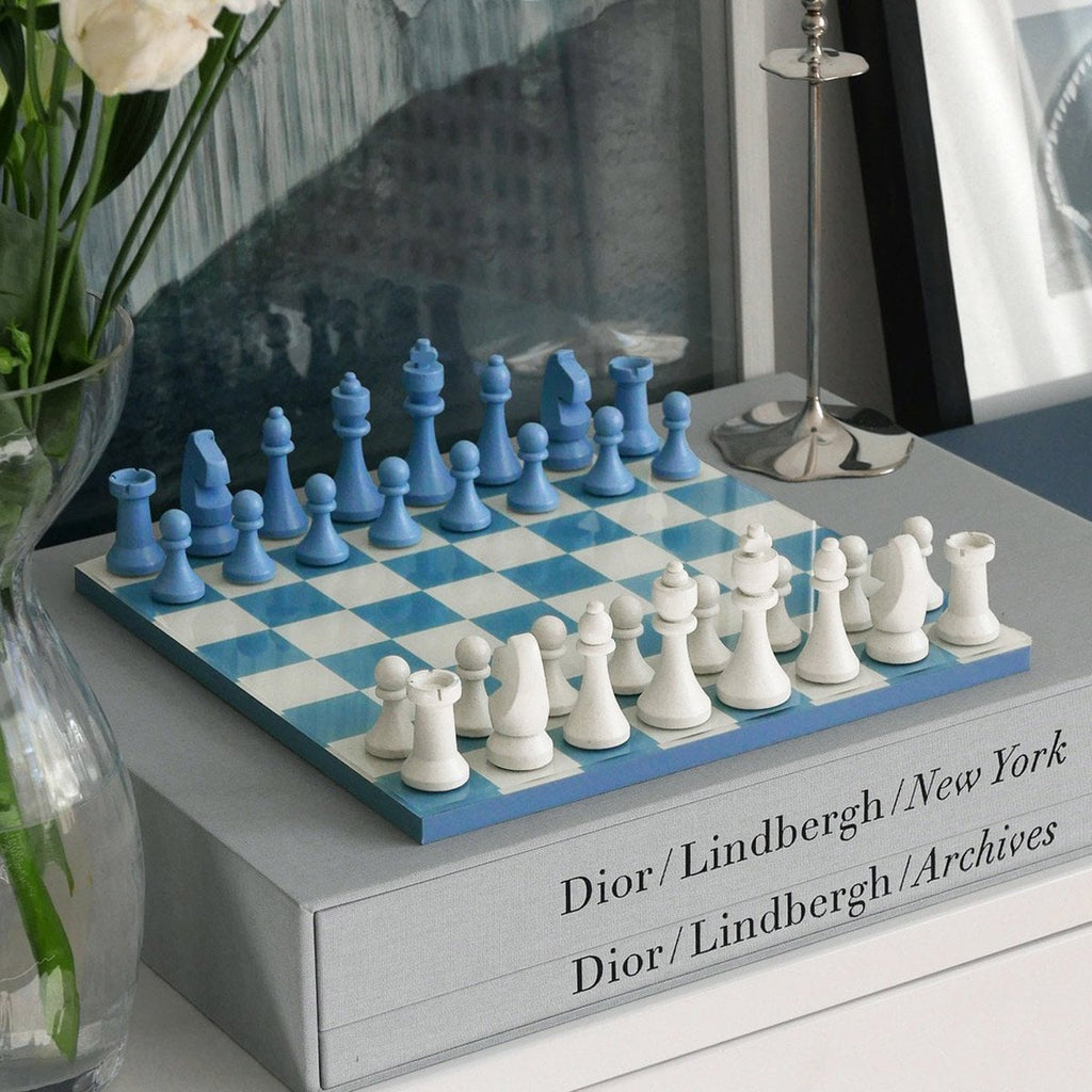 Jeu d'échecs bleu - 2