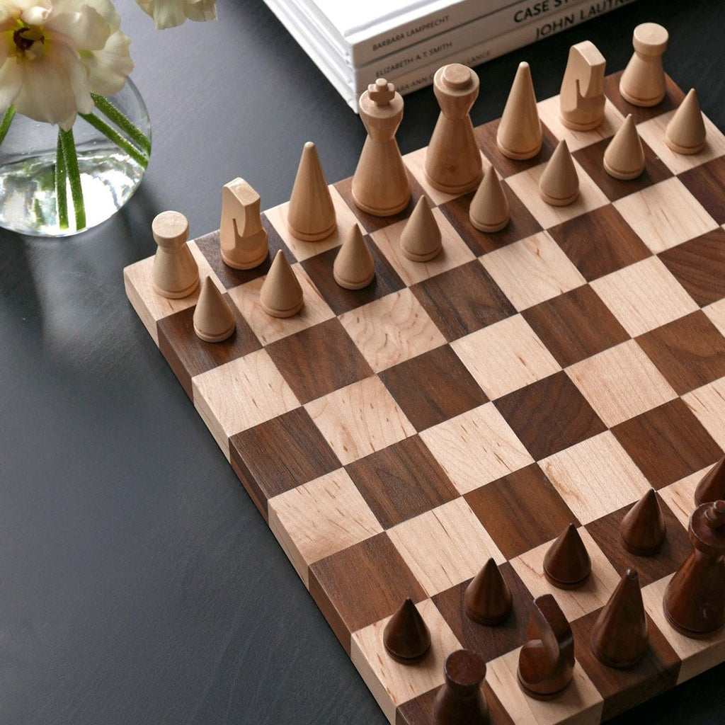 Jeu d'échecs en bois - 1