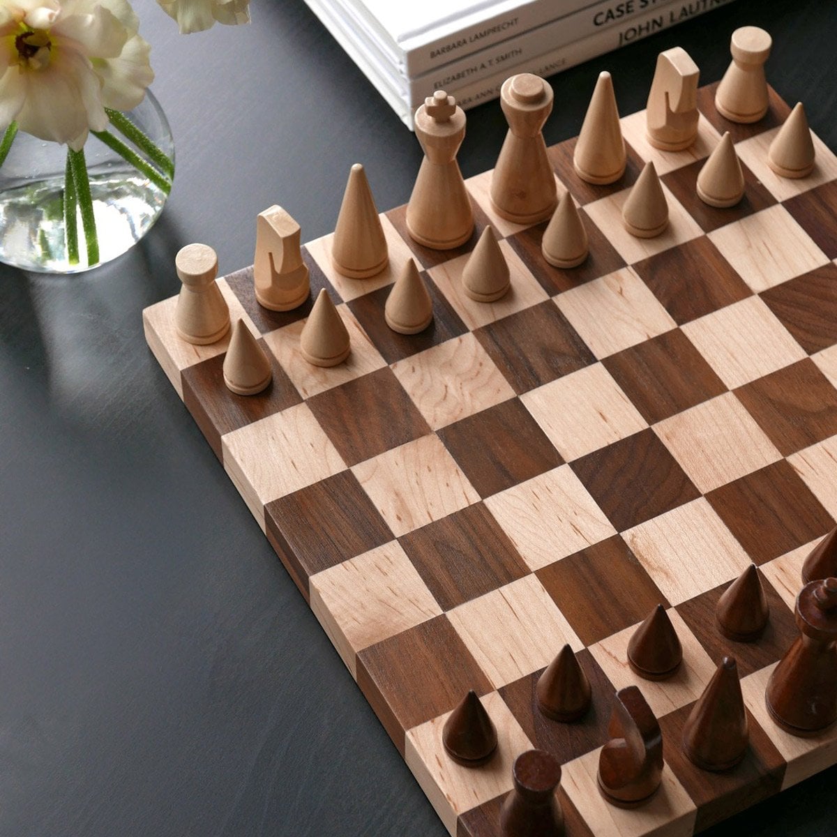 Jeu d'échecs en bois - 1