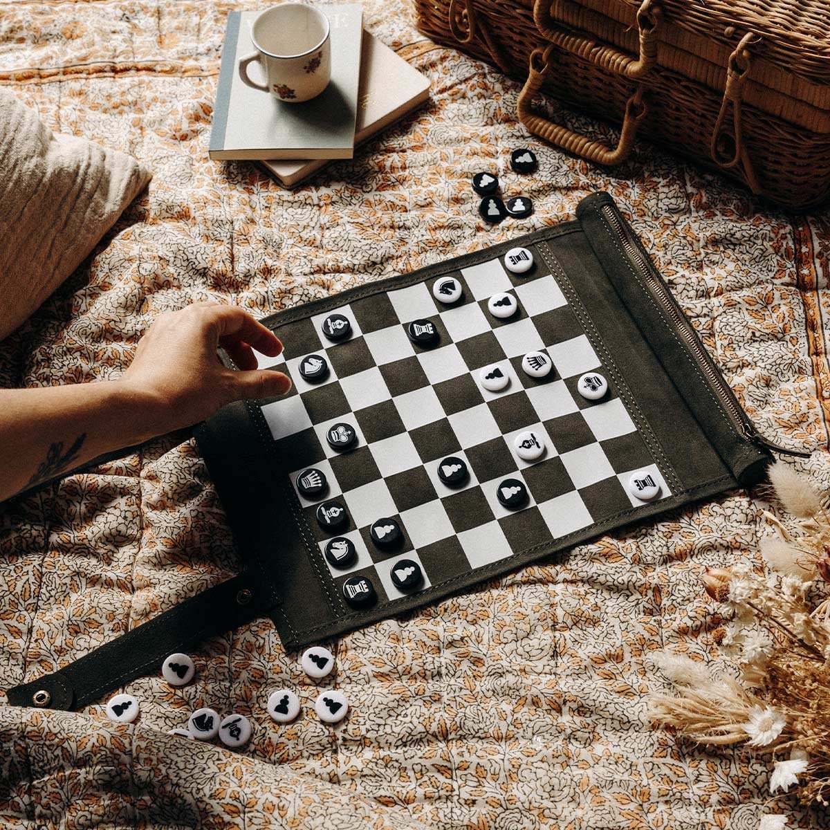Jeu d’échecs et de dames de voyage - 1