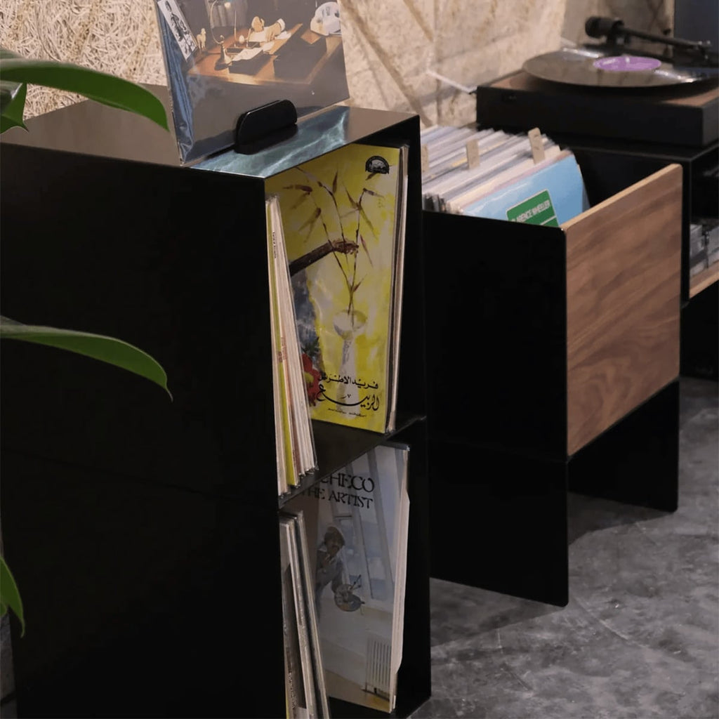 Meuble acoustique et rangement vinyles - 1