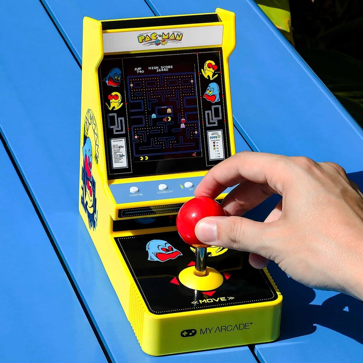 Mini jeu arcade joystick Pac-man - 1