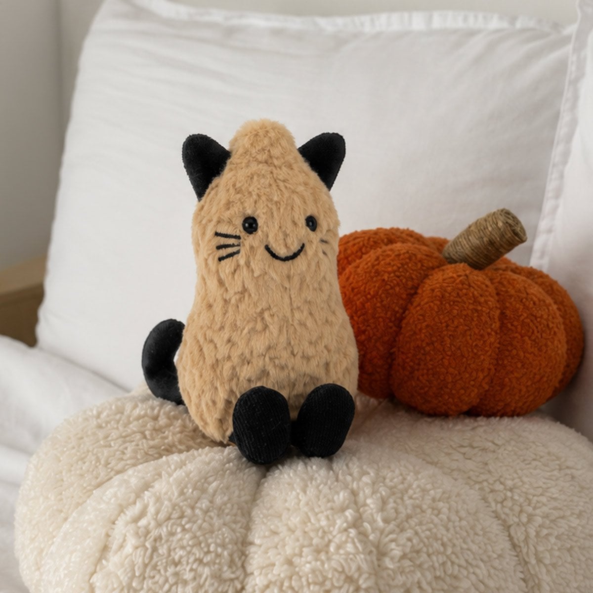 Peluche cacahuète chat Jellycat - 1