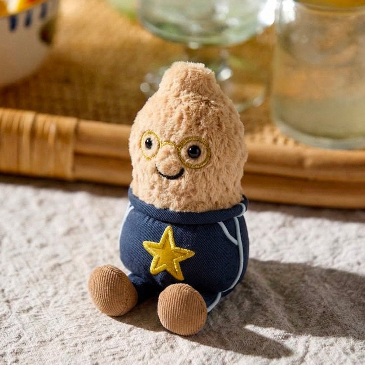 Peluche cacahuète Jellycat - Peanut Star Student - 1