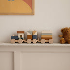 Petit train empilable en bois - 2