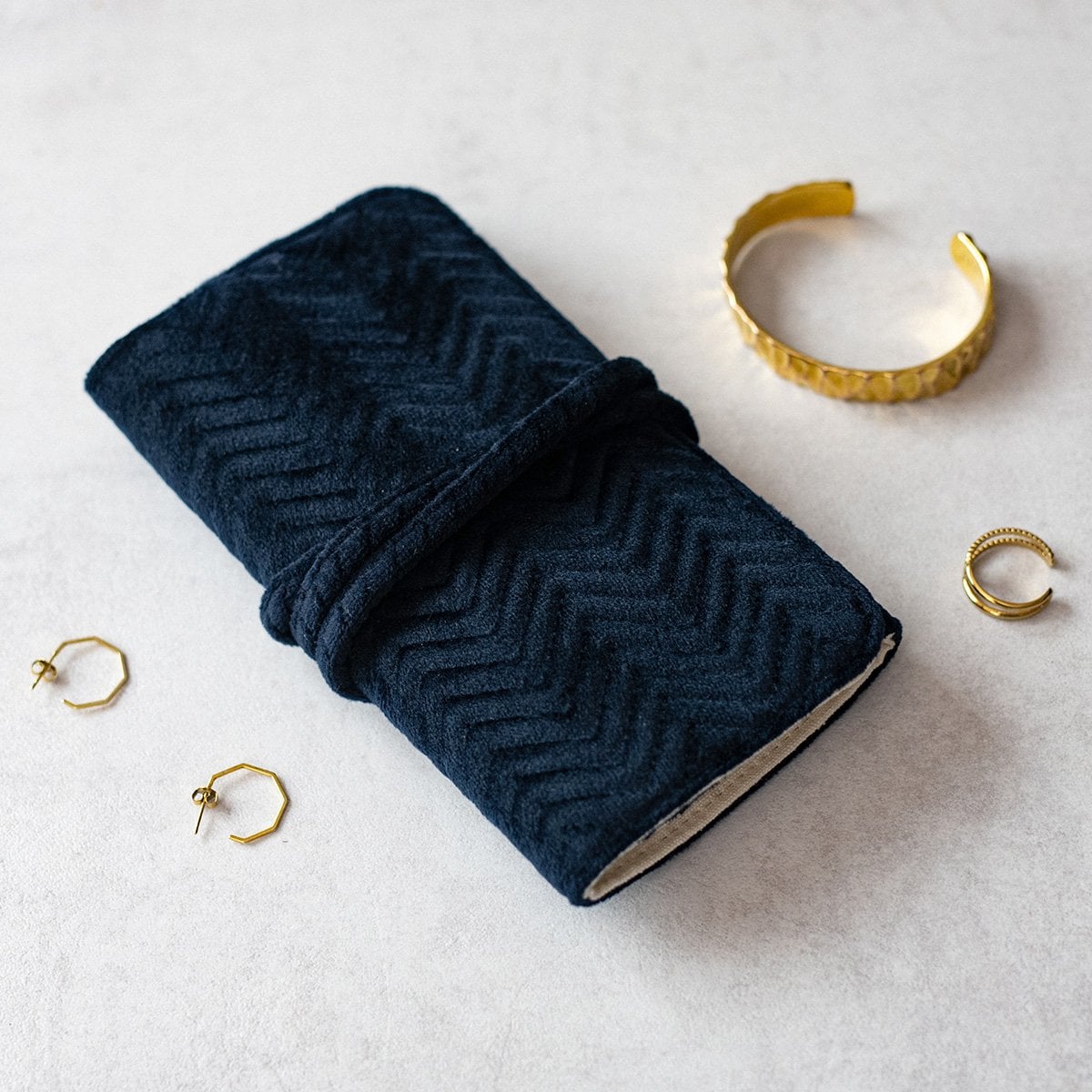 Pochette à bijoux en velours - 2