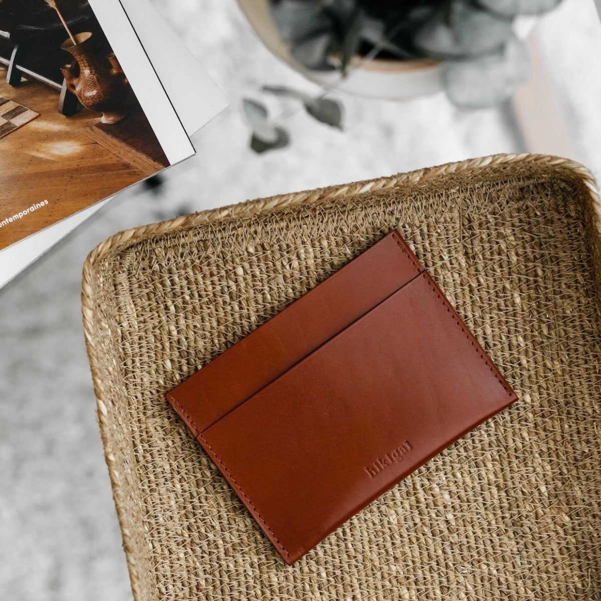 Porte-cartes ID en cuir - 2