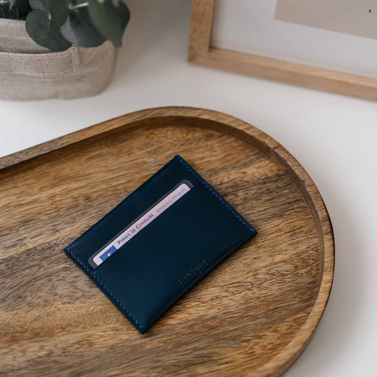 Porte-cartes slim en cuir - 2