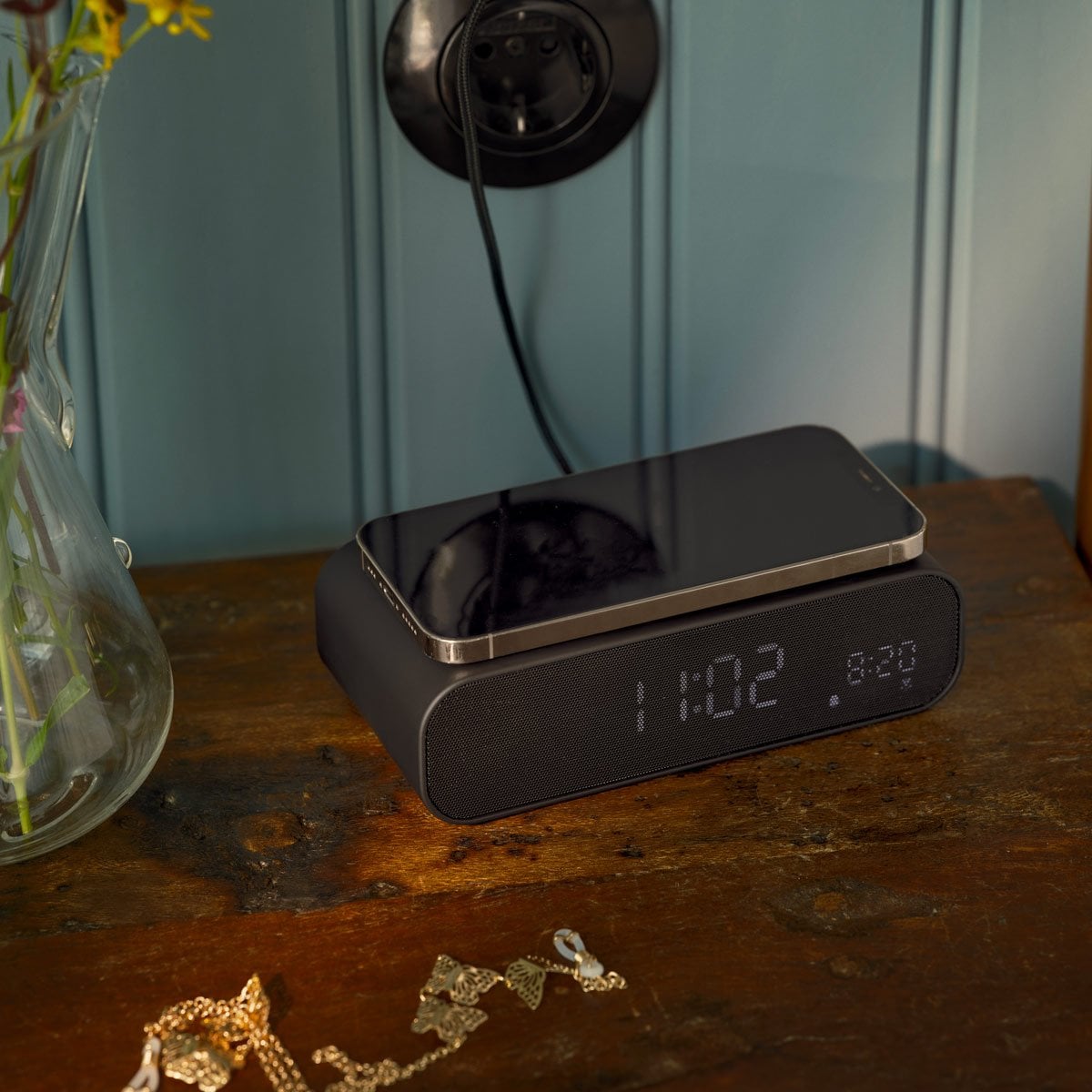 Réveil lumineux chargeur induction - 2