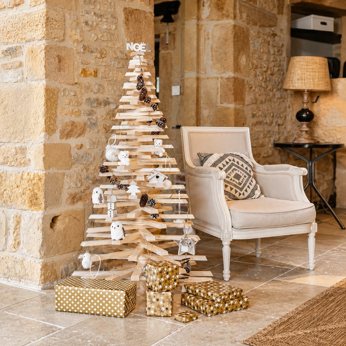 Sapin de Noël en bois modulable - 2