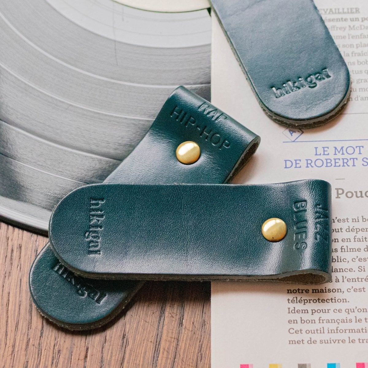 Séparateurs de vinyles en cuir - 2