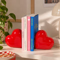 Serre-livres double cœur - 1
