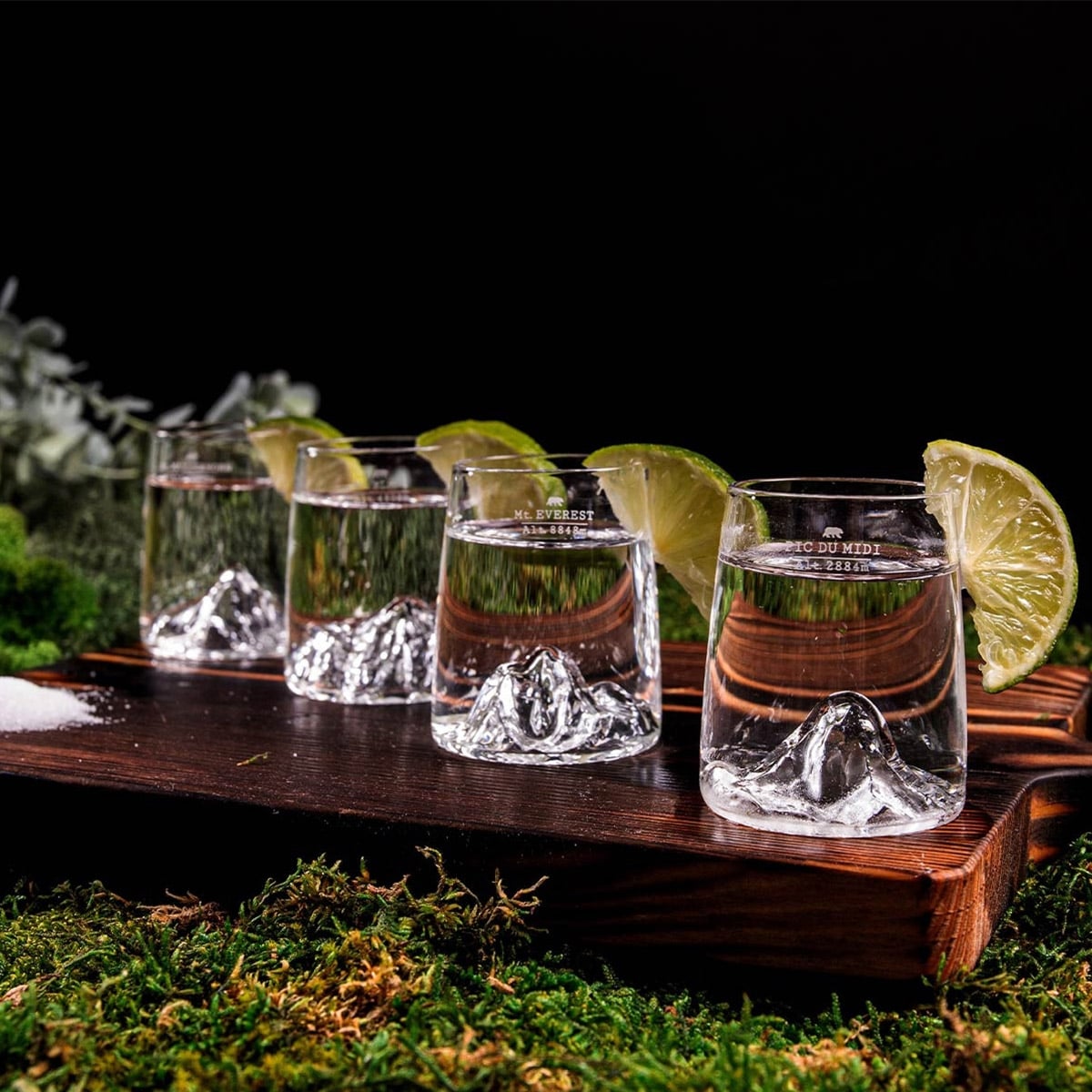 Set de 4 verres à shooter Topographic - 1