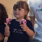 T-shirt Too Cool For School - Navy - 1