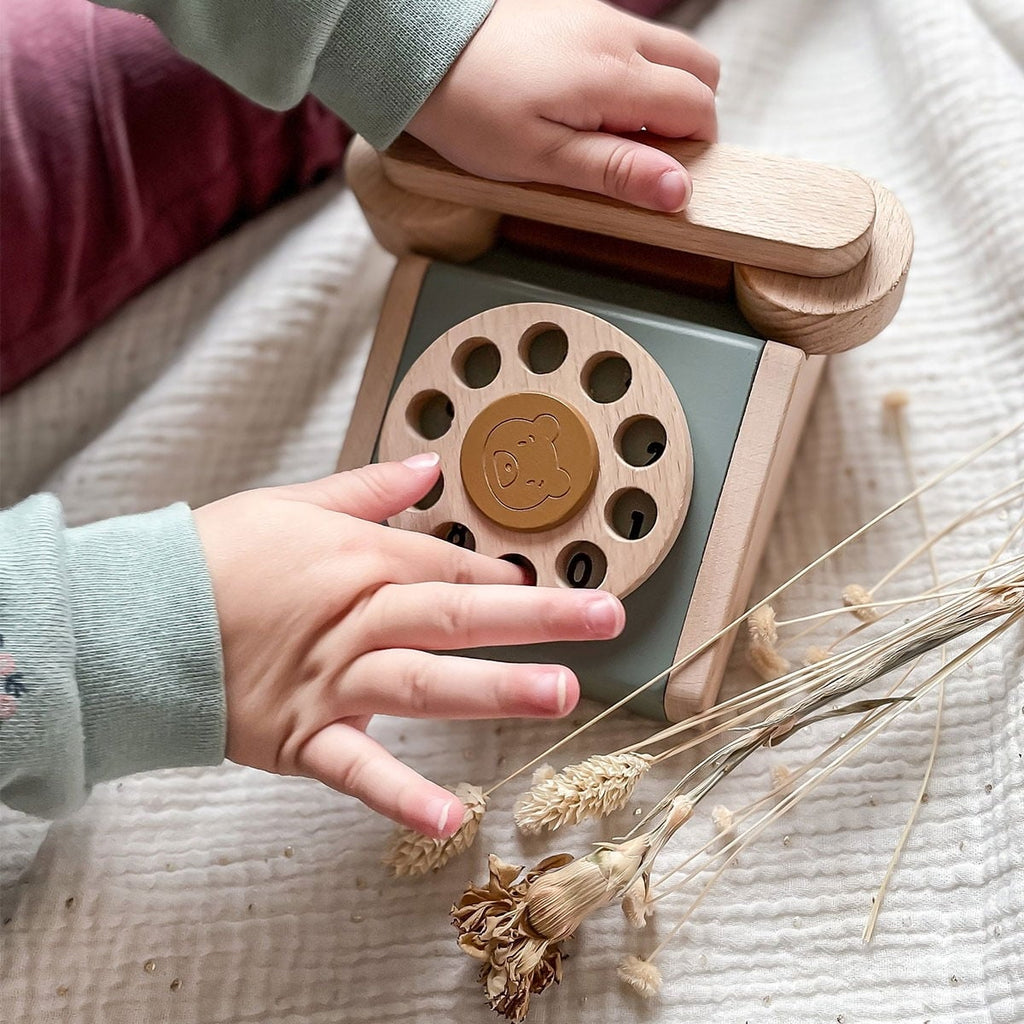 Téléphone en bois - 2