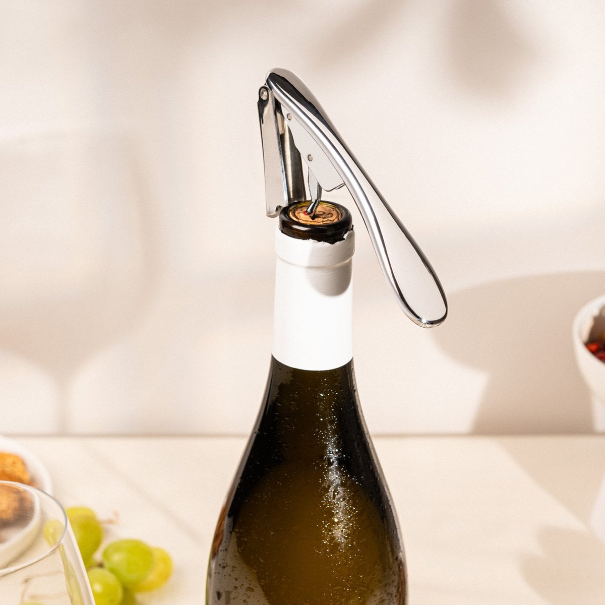 Tire-bouchon sommelier chromé - 1