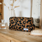 Trousse de toilette en coton - Léopard - 1