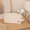 Trousse de toilette en velours côtelé - 1